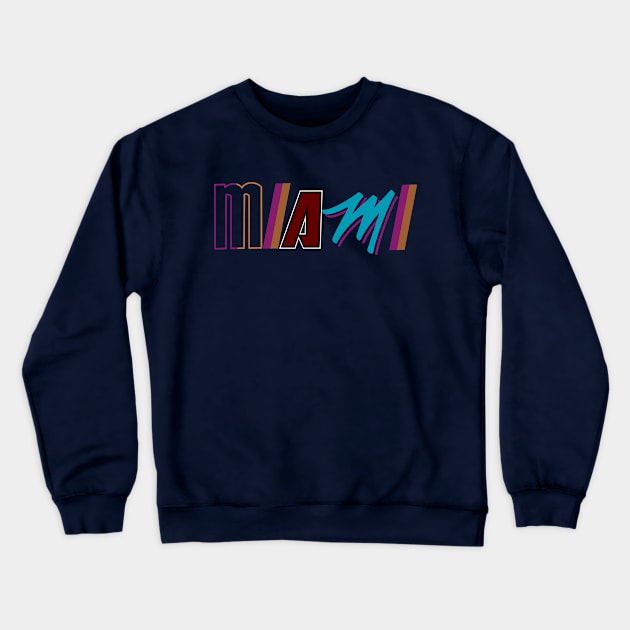 Miami New Logo Crewneck Sweatshirt by Unfluid